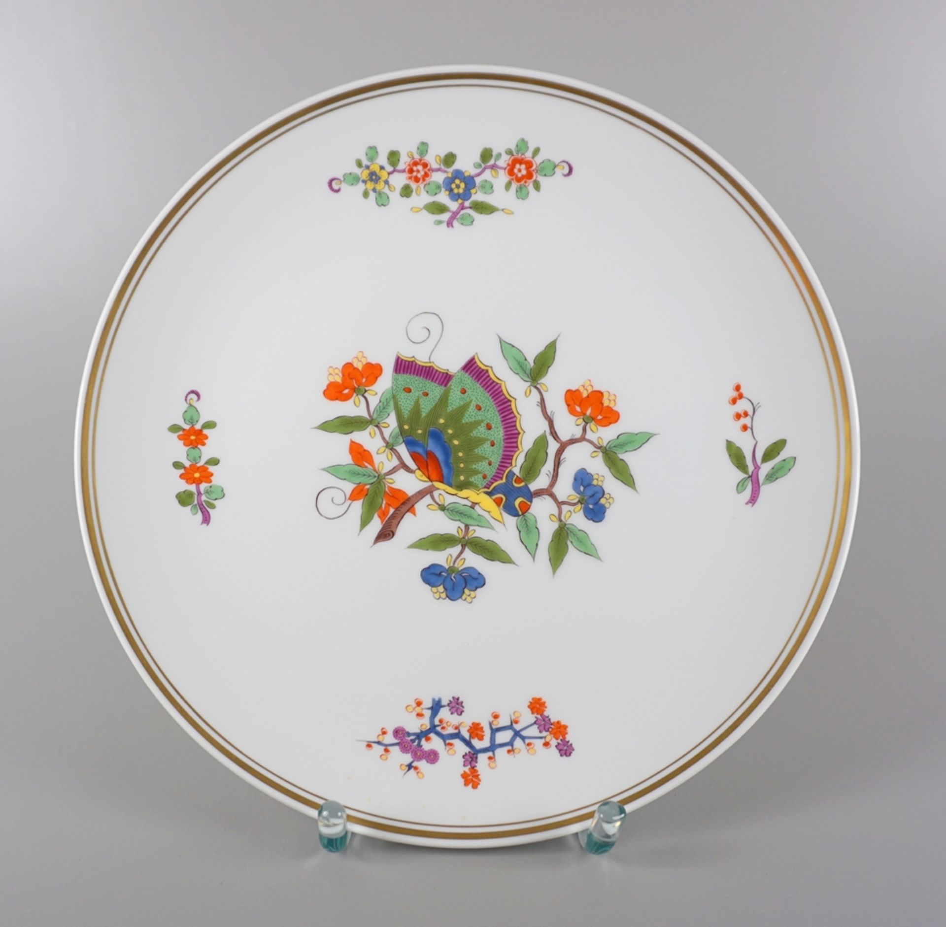 Wall plate with Indian hand painting, Meissen, after 1934