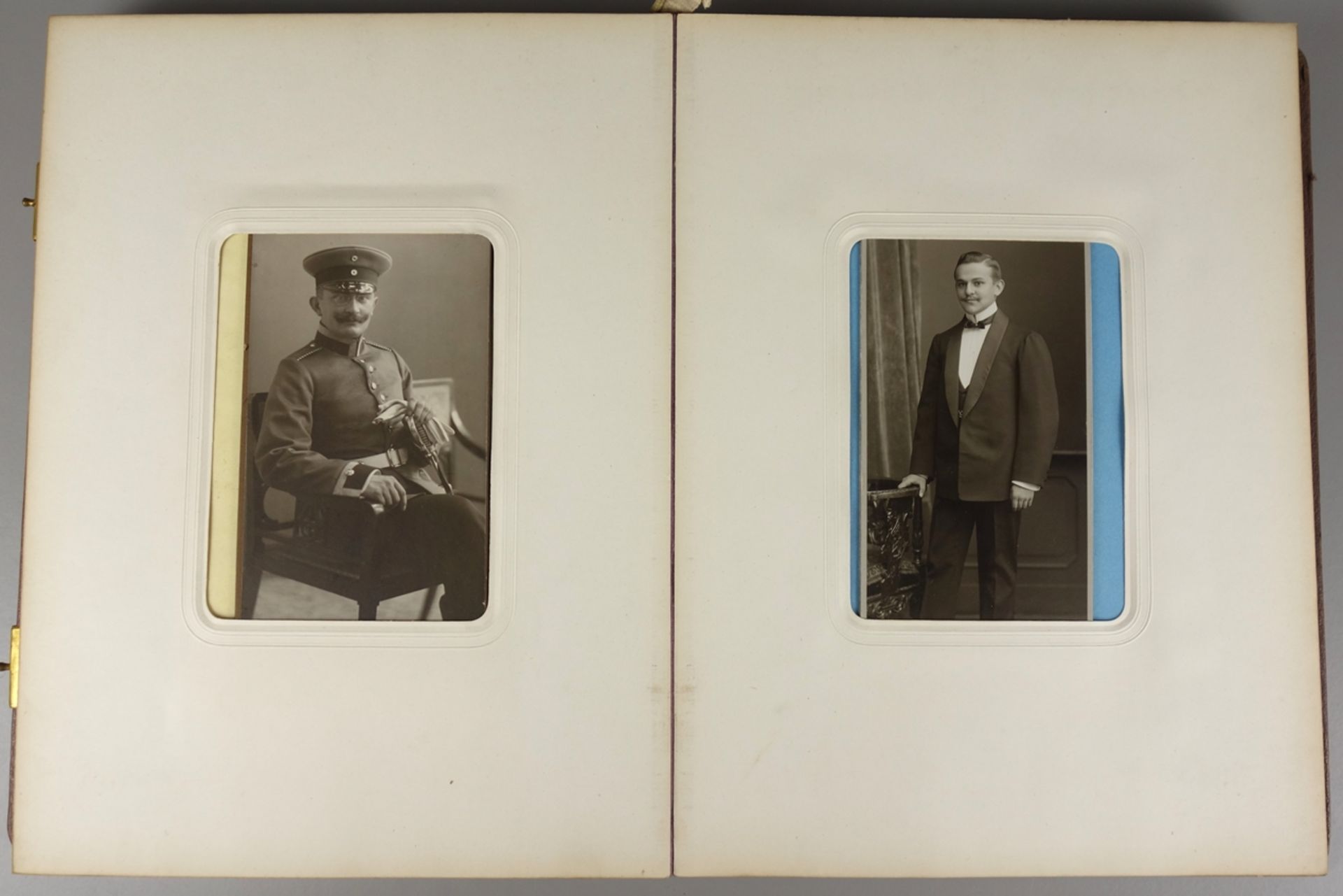 Photo album, around 1880, with various photos - Image 3 of 4