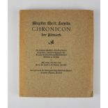 "Magister Christ.Entzelts Chronicon der Altmark", Faksimile-Ausgabe von 1925 und Landkarte