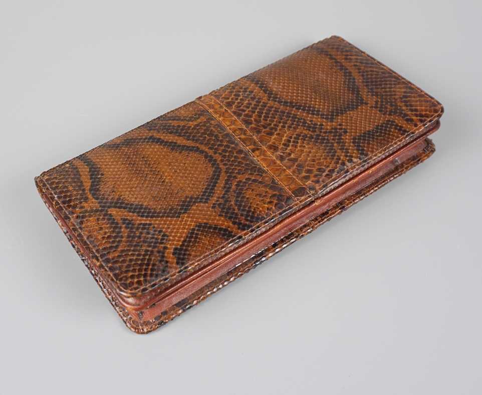 Clutch, snakeskin, 1920s - Image 2 of 3