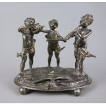 Figurengruppe "Musizierende Putti", um 1900