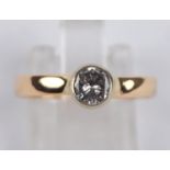 Solitaire-Ring, 585er Gold, Gew.2,06g