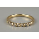 Ring mit 7 Brillanten, 585er Gold