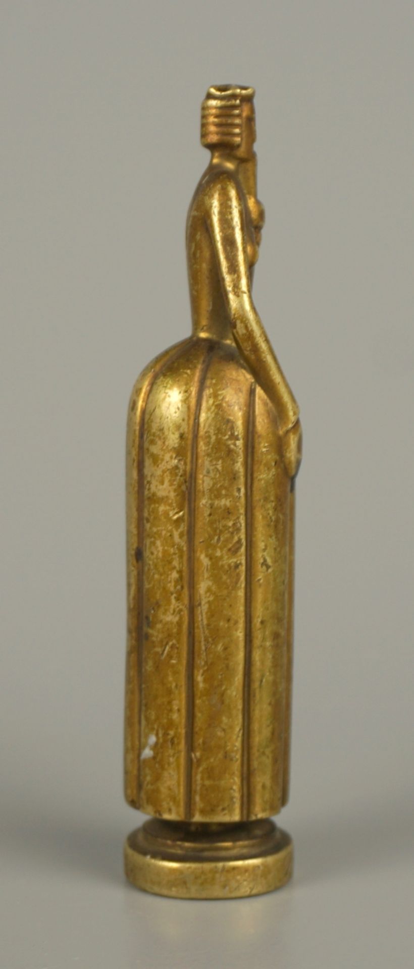 Petschaft "The Lady", bronze, Art Deco, 1920s/1930s. - Image 3 of 6