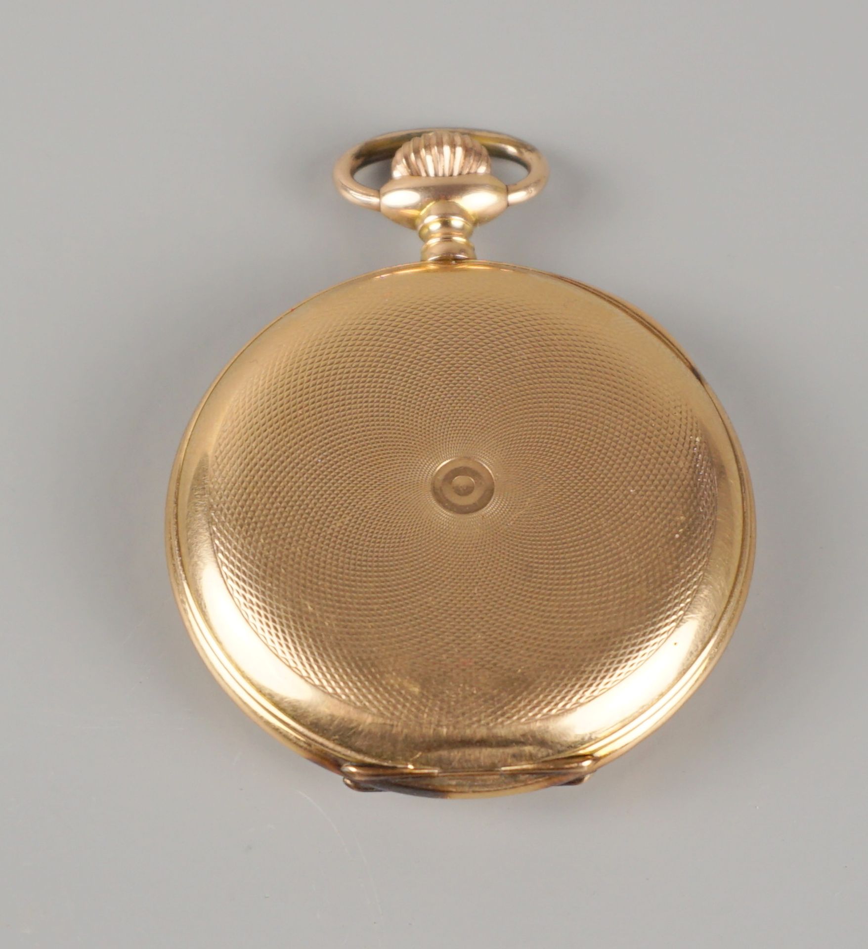 golden savonette "Saxonia", 14K gold, around 1900 - Image 3 of 6