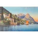 80 Ansichtskarten, Oberitalien und Schweiz, sowie 44 sonstige Landschaften, um 1910 bis ca.1920