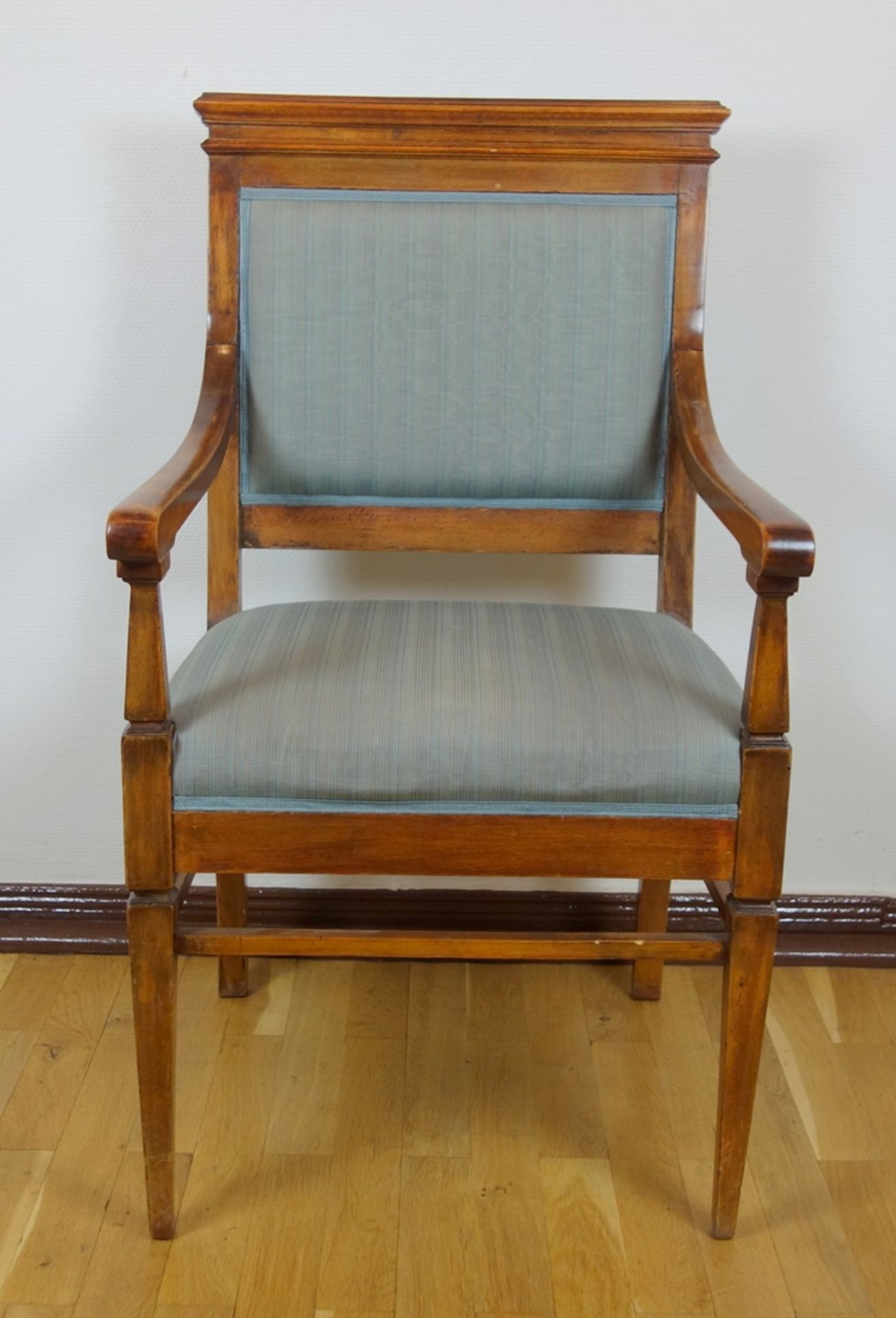 Desk chair with armrests, Empire style, 1920s - Image 2 of 4