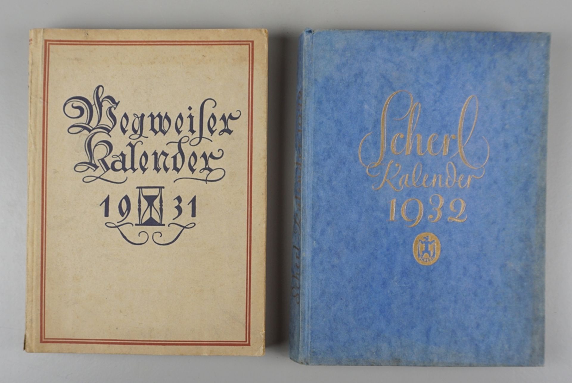 2 Kalender, Verlag August Scherl, Berlin, 1931 und 1932