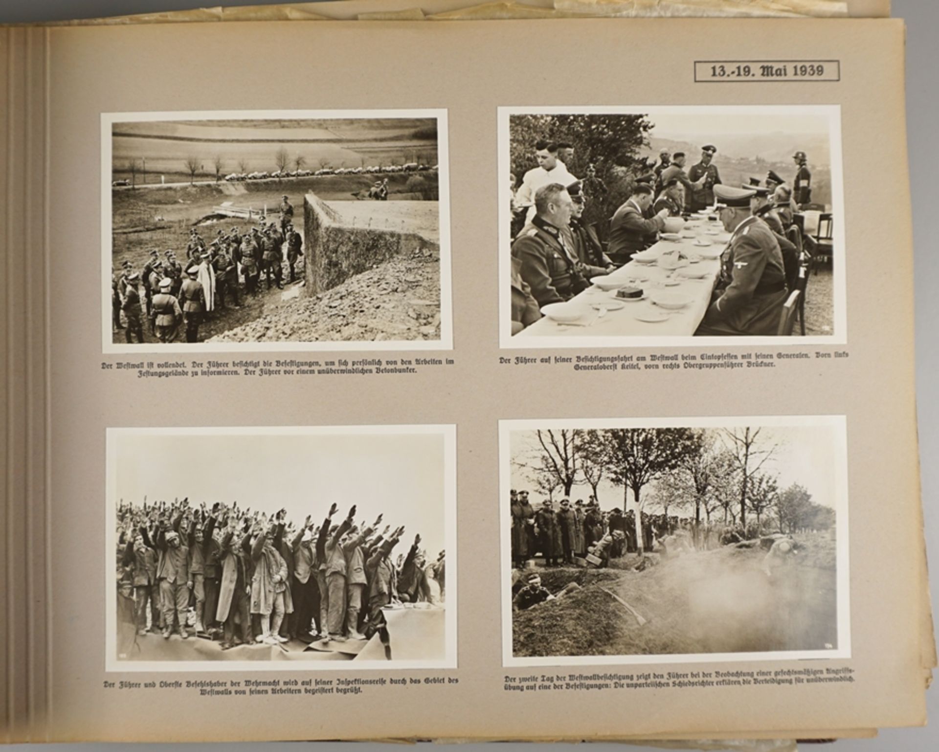 Album "Grossdeutschland im Weltgeschehen", daily photo reports 1939 - Image 5 of 10