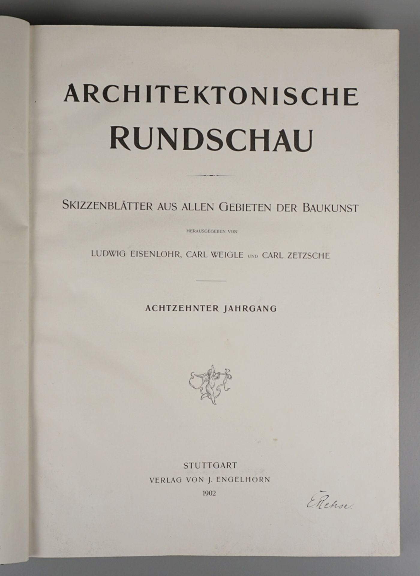 Architektonische Rundschau, 18. Jahrgang, 1902