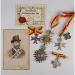 großes Konvolut, Schützenverein Groß Salze, um 1900, mit Foto und Mitgliedskarte
