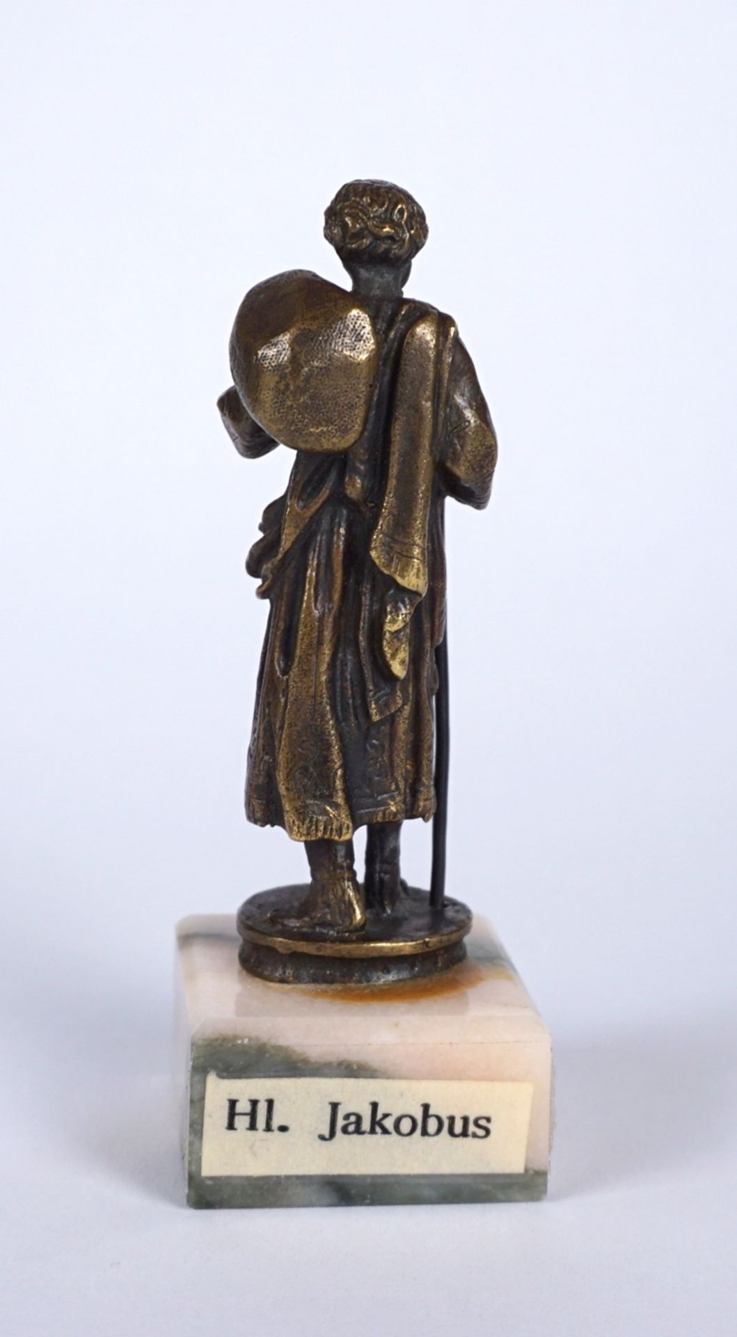 Miniatur-Bronze, Hl. Jakobus - Bild 2 aus 3