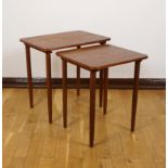 2 Satztische, Teak, Dänemark, 1960er Jahre