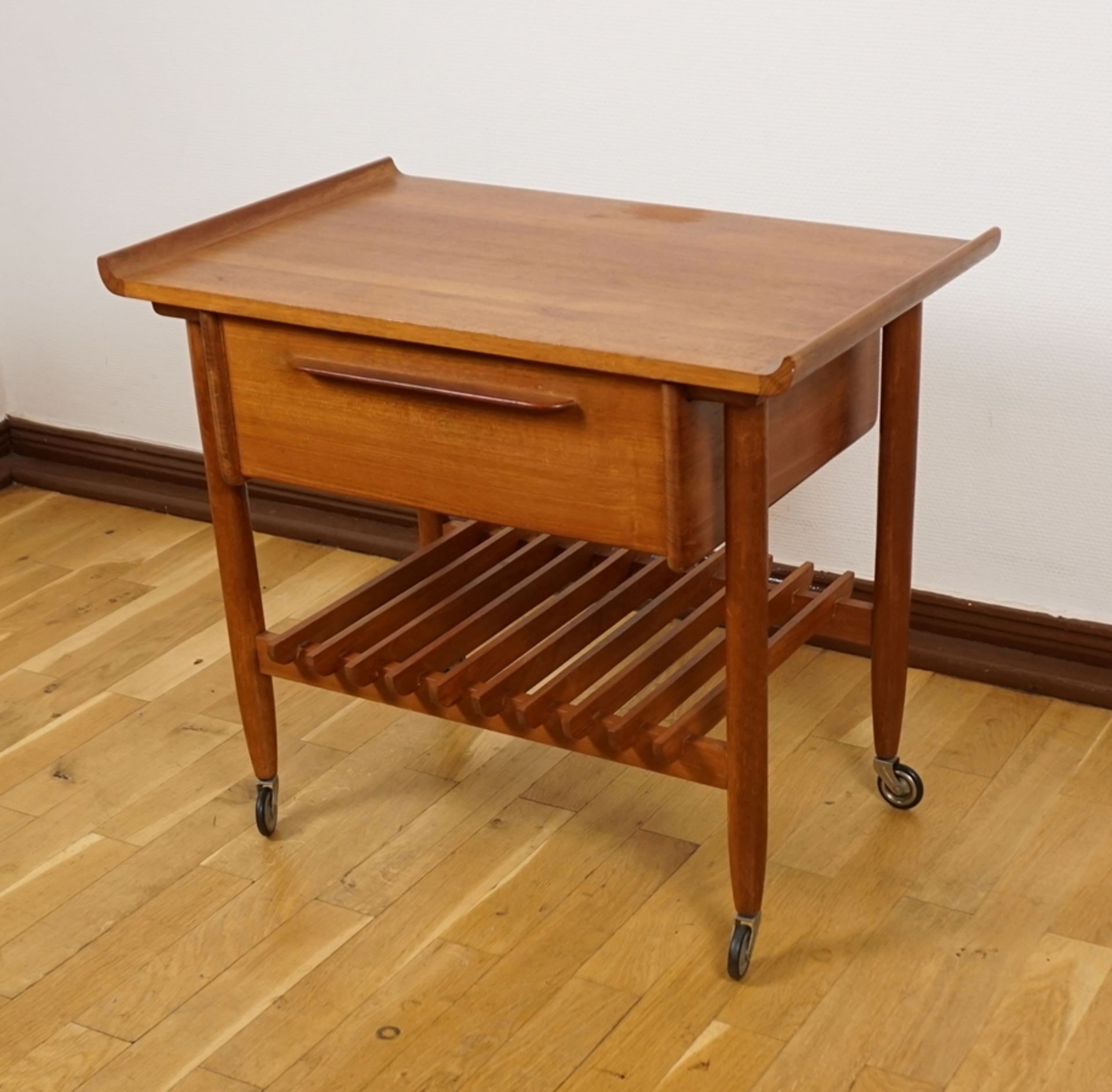 Sewing table with drawer, Denmark, 1960s - Image 2 of 5