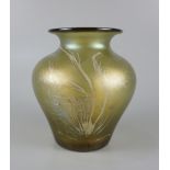 Vase, Ferdinand von Poschinger, Buchenau, Jugendstil, H.14,5cm