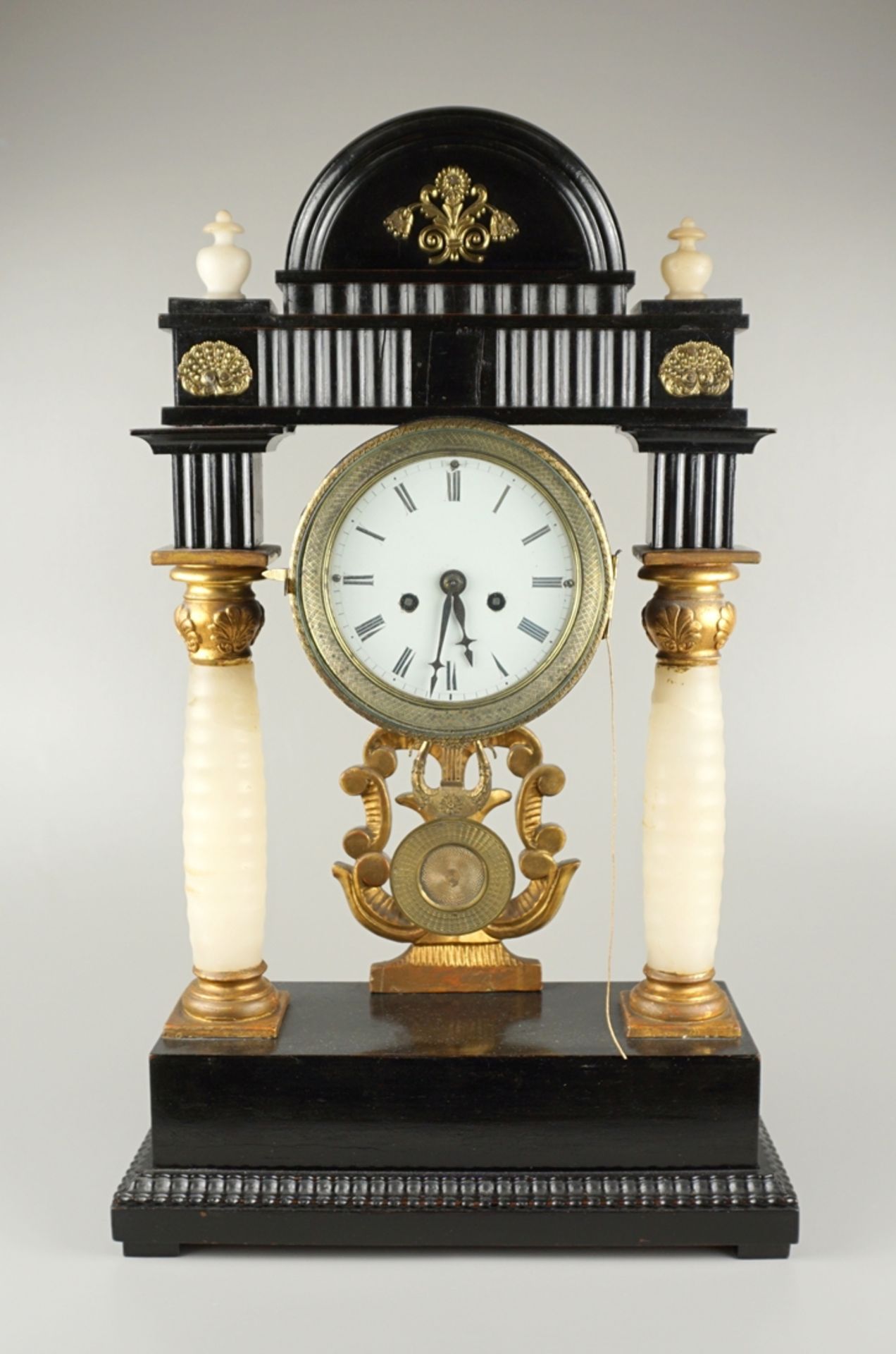 Biedermeier portal clock, around 1840