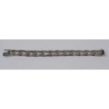 Panzerarmband, 925er Silber, Gew.39,31g