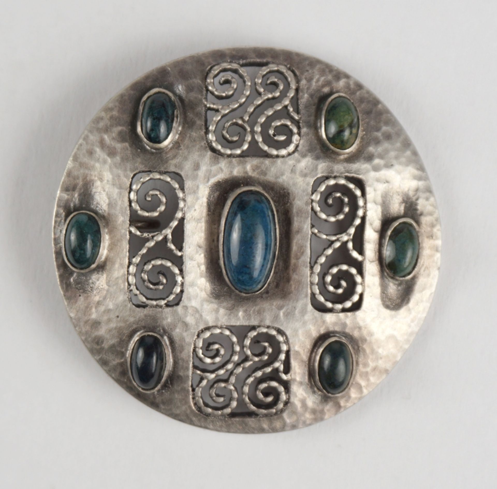 Pendant/ brooch with chalcedony, Theodor Fahrner, c. 1910