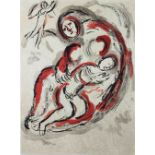 Marc Chagall (russisch-französisch, 1887-1985), Hagar in der Wüsste, aus ,Bilder zur Bibel?, Lith