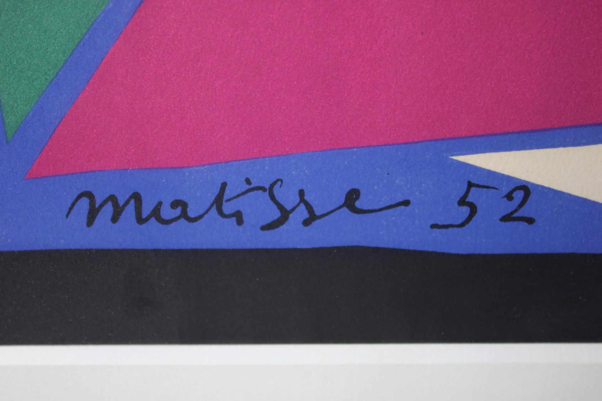 Henri Matisse (französisch, 1869-1954), Lithografie in sechs Farben, 1952, aus: 25 affiches d expo - Bild 3 aus 3