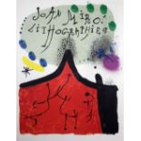 Joan Miró (spanisch, 1893 - 1983), Farblithografie, 1972, unsign., Blatt: 34 x 26 cm, im Pas., ver