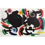 Joan Miro (spanisch, 1893 - 1983), Lithografie, 1972, verso: ,Joan Miro - Litografia original VII?,