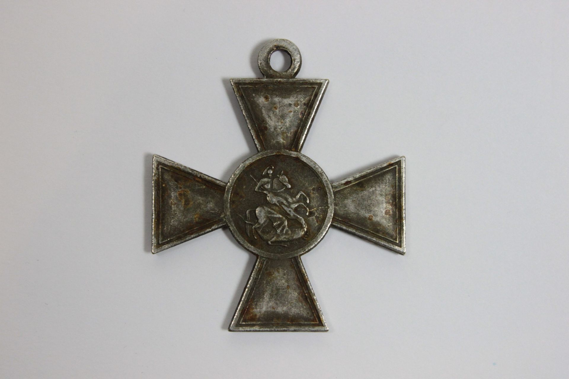 St.-Georgs-Soldatenkreuz, Russland, Silber, 3. Klasse, erliehen 1856 bis 1917, auf rückseitigen Kr - Image 2 of 2