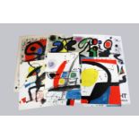 Joan Miro (1893 - 1983), Konvolut aus 25 Farblithografien. x2 Lithografien, 1980, Auflage: 151/1500