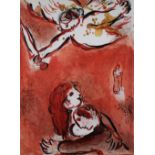 Marc Chagall (russisch-französisch, 1887-1985), Das Gesicht Israels, 1960, Farblithografie, unsign