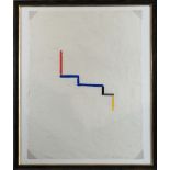 Bernd Hahn (deutsch, 1954 - 2011), Abstrakte Komposition, 1993, Pastel a. Papier
