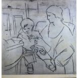 Pablo Picasso (1881 - 1973), Mutter mit Kind, Lithografie
