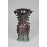 Ochsenblut-Vase, China, spätes 20. Jh.