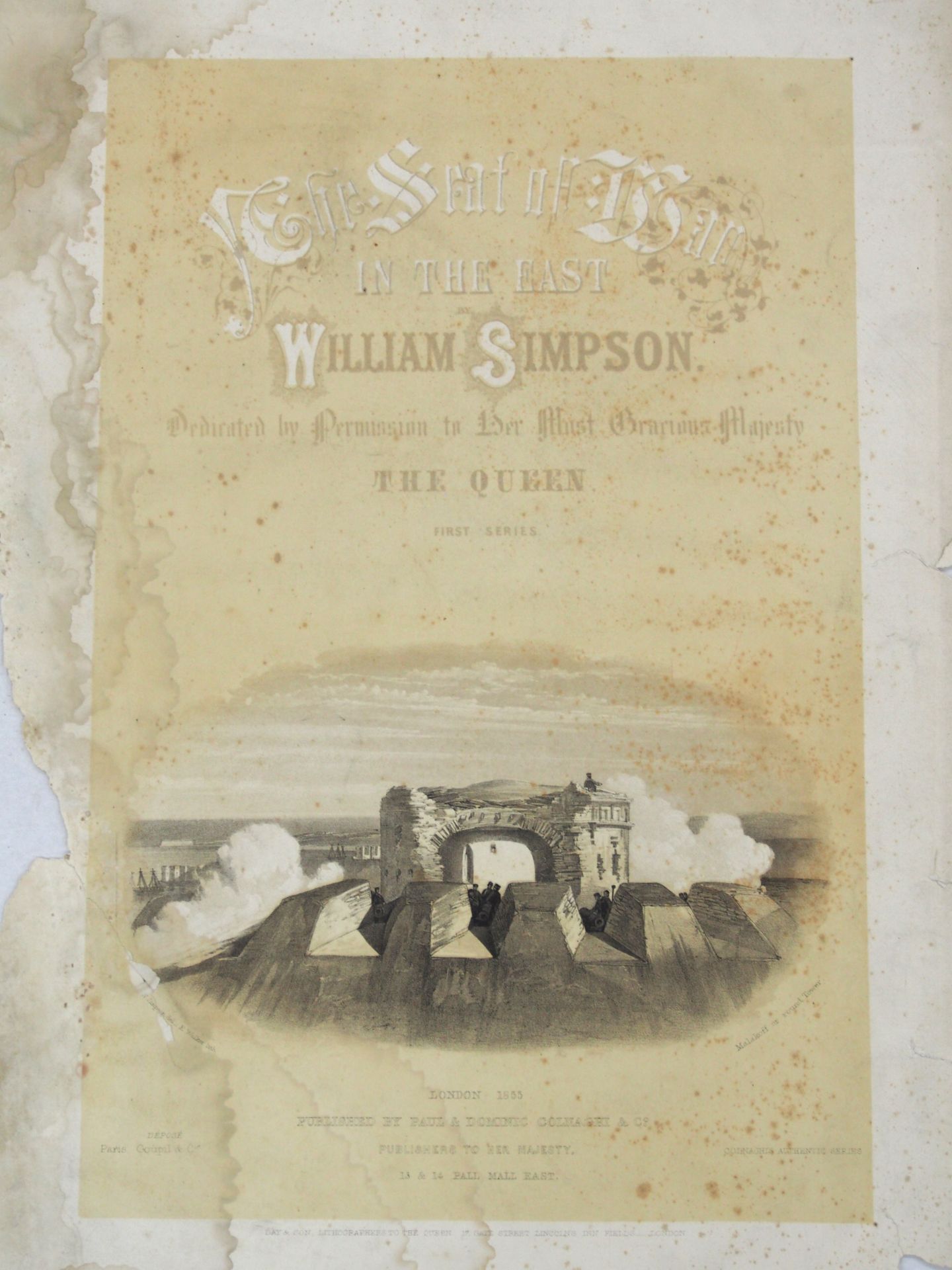 SIMPSON, William: The Seat of War in the East -I - Image 2 of 2