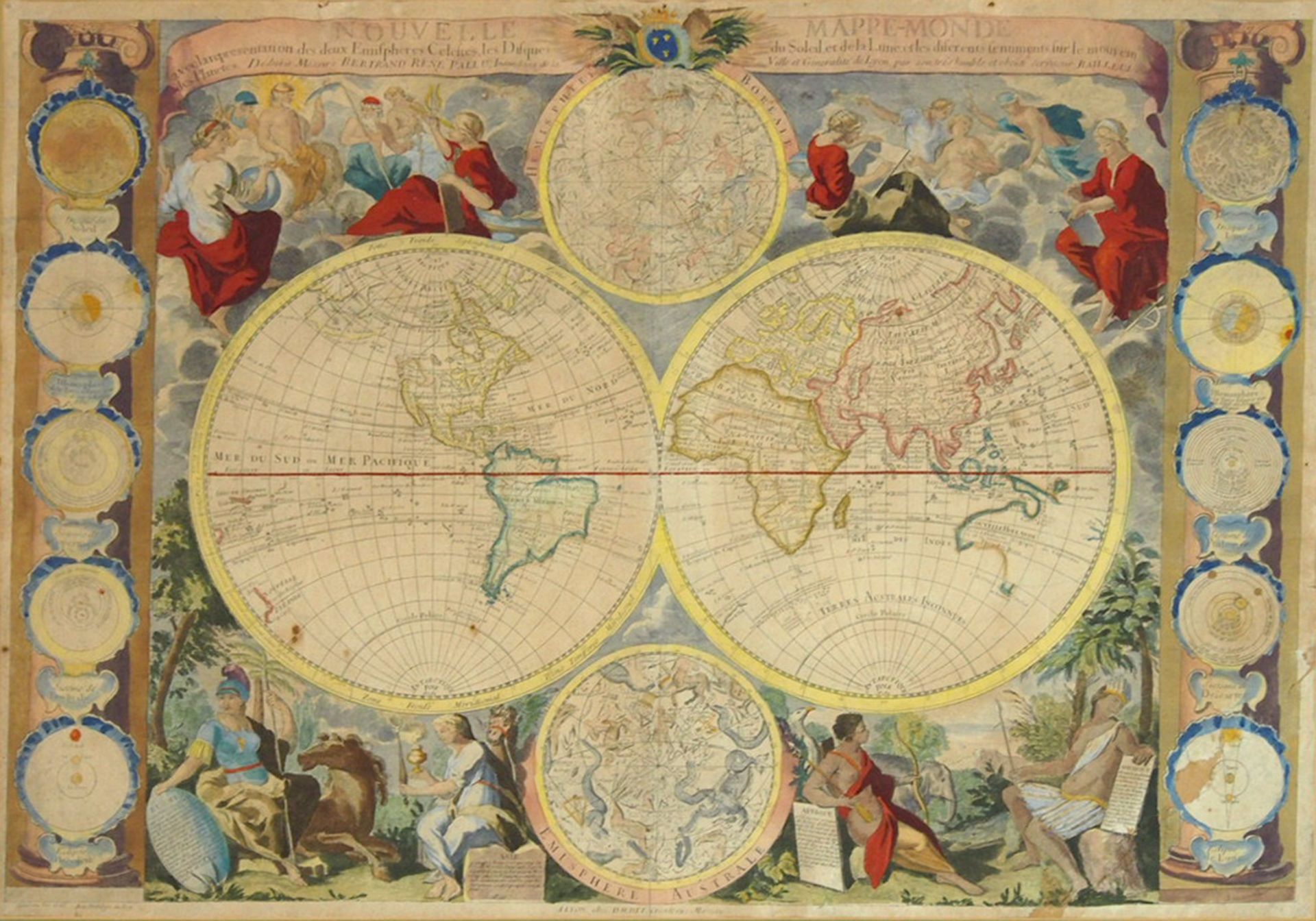 BAILLEUL, Gaspar: Nouvelle mappe-monde