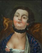 DEUTSCHER MEISTER: Porträt einer Hofdame
