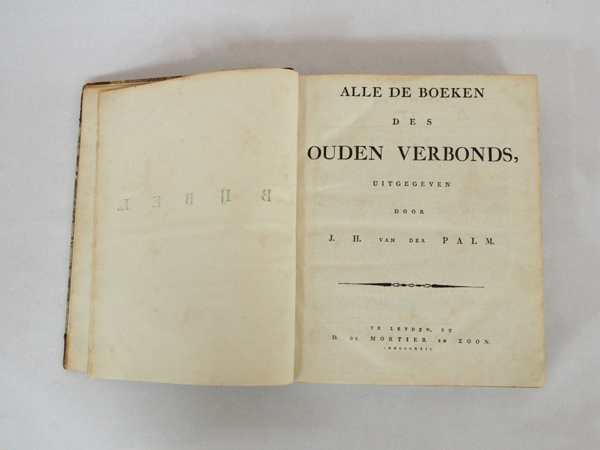 PALM, Johannes Henricus van der: Byble...des Ouden en Nieuwen Verbonds - Image 2 of 2