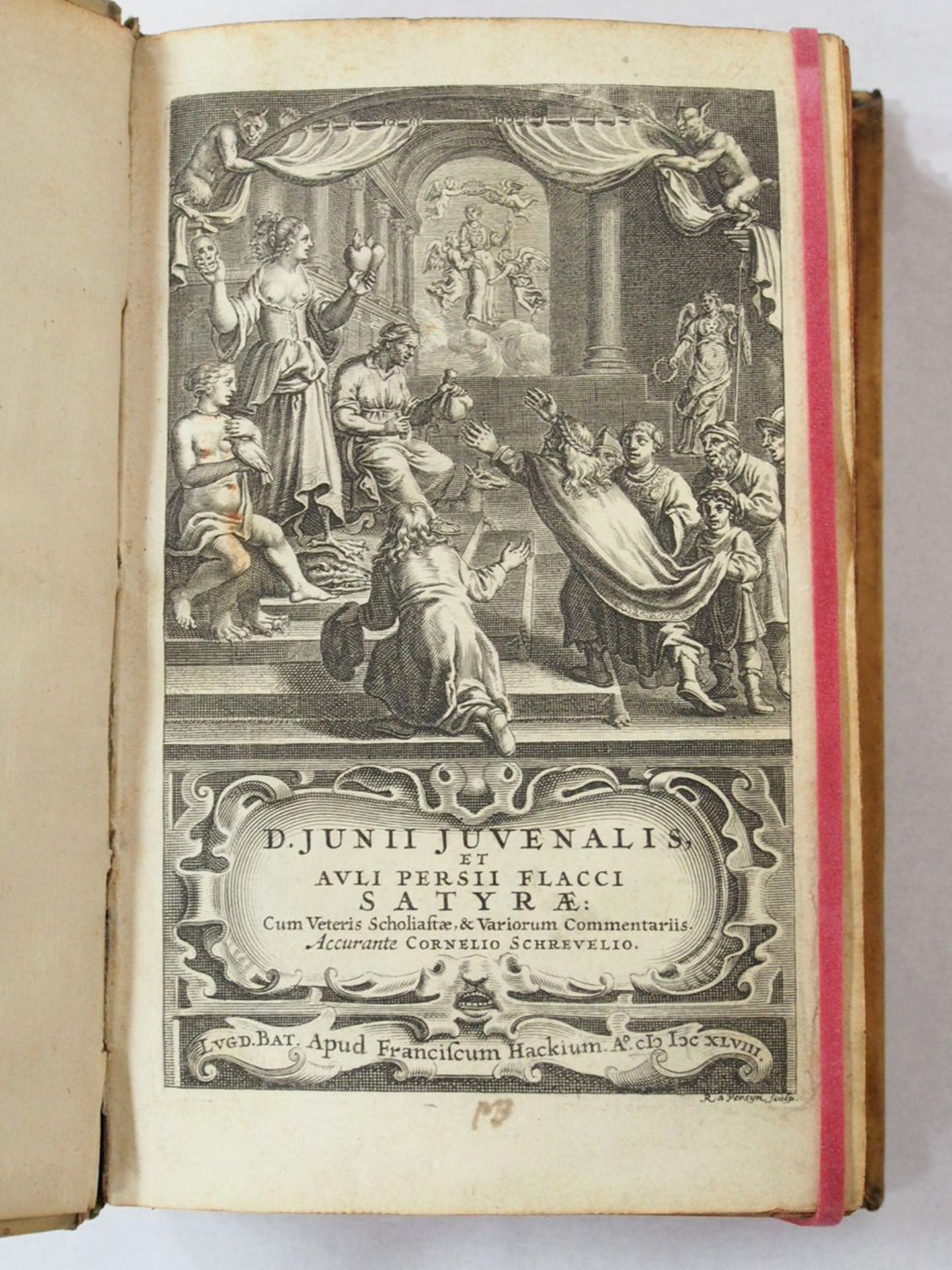 SCHREVELIUS, Cornelius: D. Junii Juvenalis et Avli Persii Flacci Satyrae