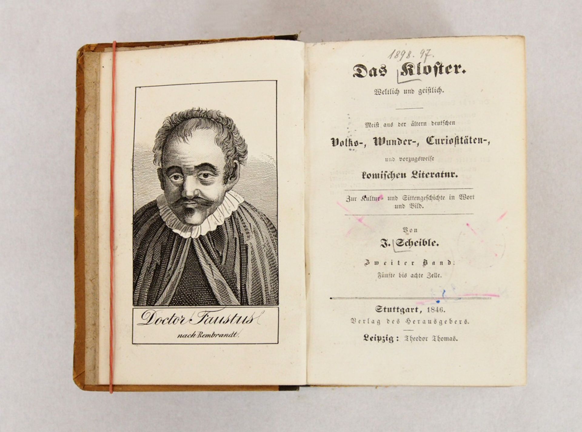 SCHEIBLE, Johann: Doctor Johann Faust