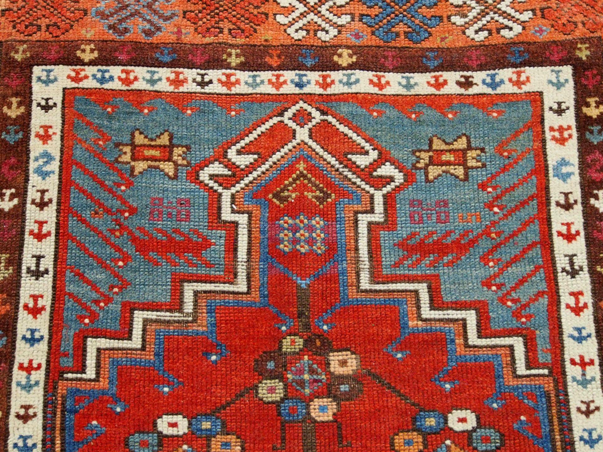 Gebetsteppich Türkei, um 1890, 145 x 100 cm, Zustand C - Bild 3 aus 3