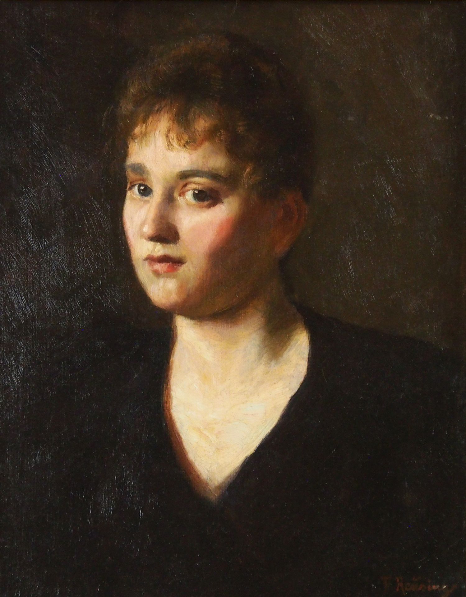 REUSING, Fritz: Porträt einer Frau - Image 2 of 3