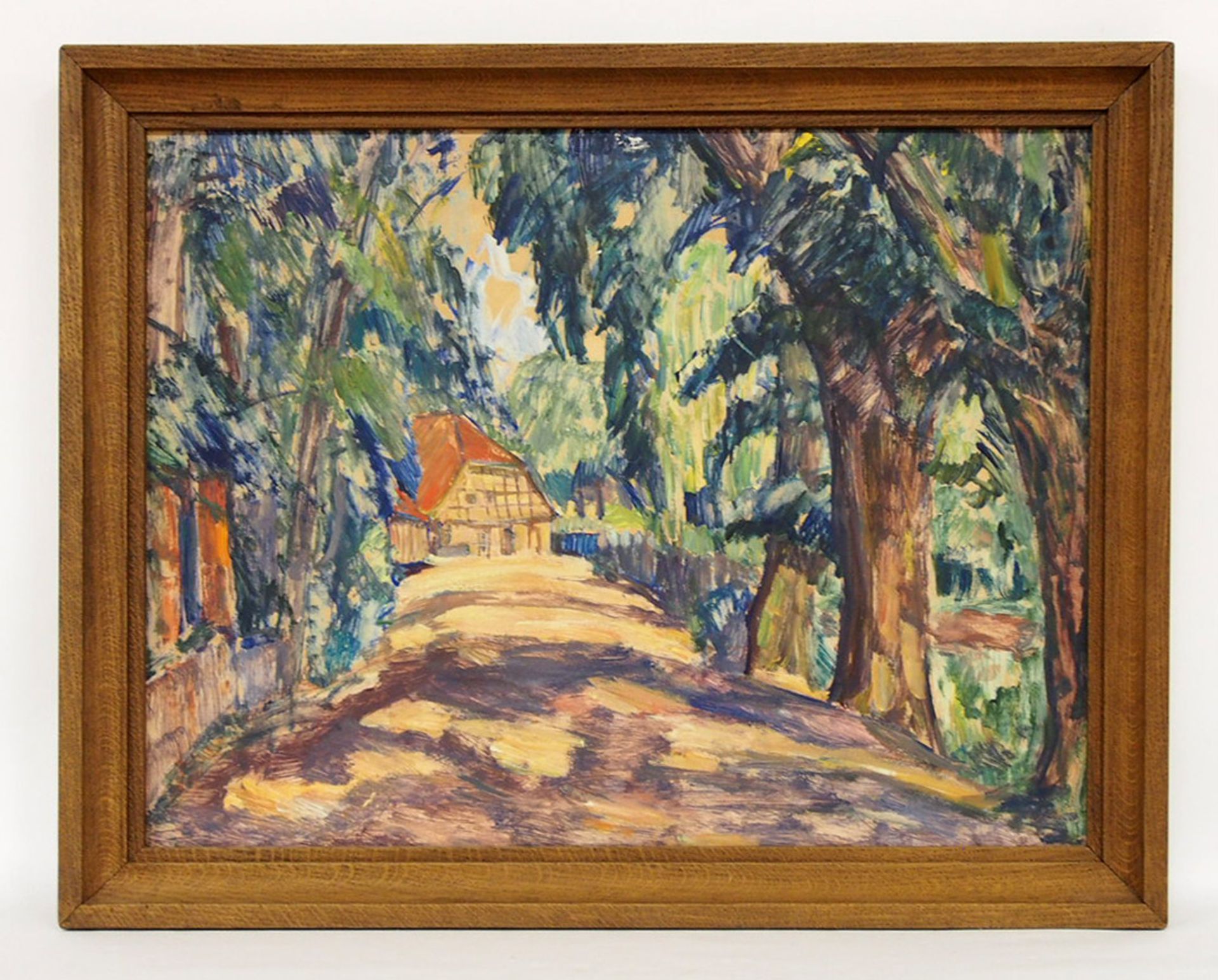 DEUTSCHER EXPRESSIONIST: Bauernhaus im Wald - Image 2 of 2