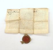 Urkunde von 1652