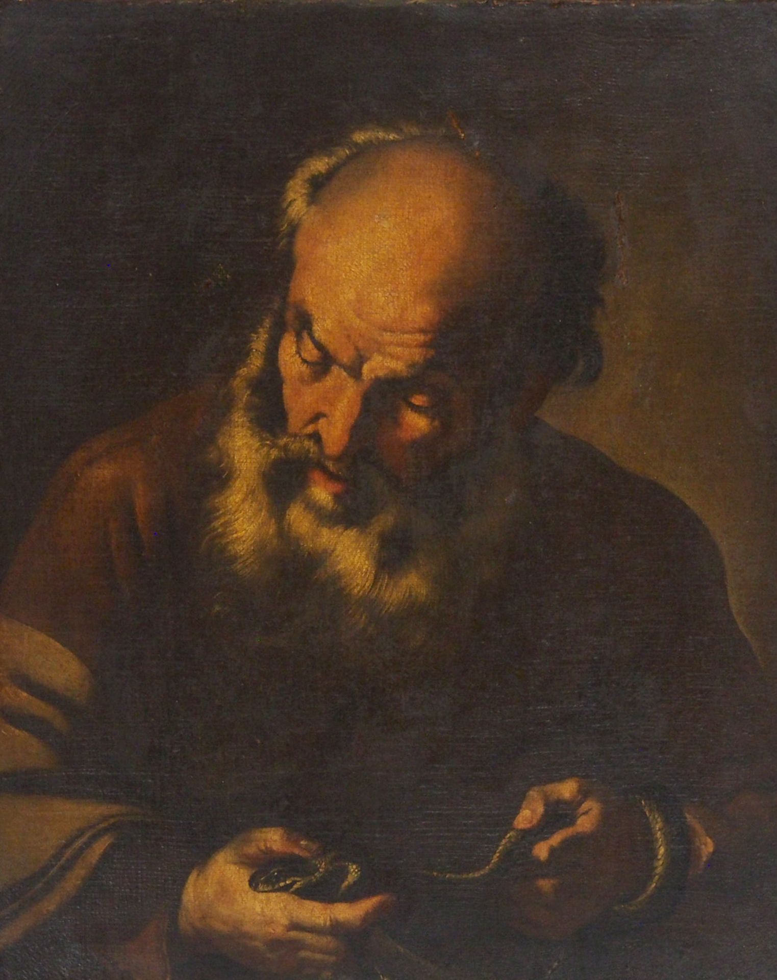 ITALIENISCHER MEISTER: Portrait eines Philosophen - Image 2 of 4