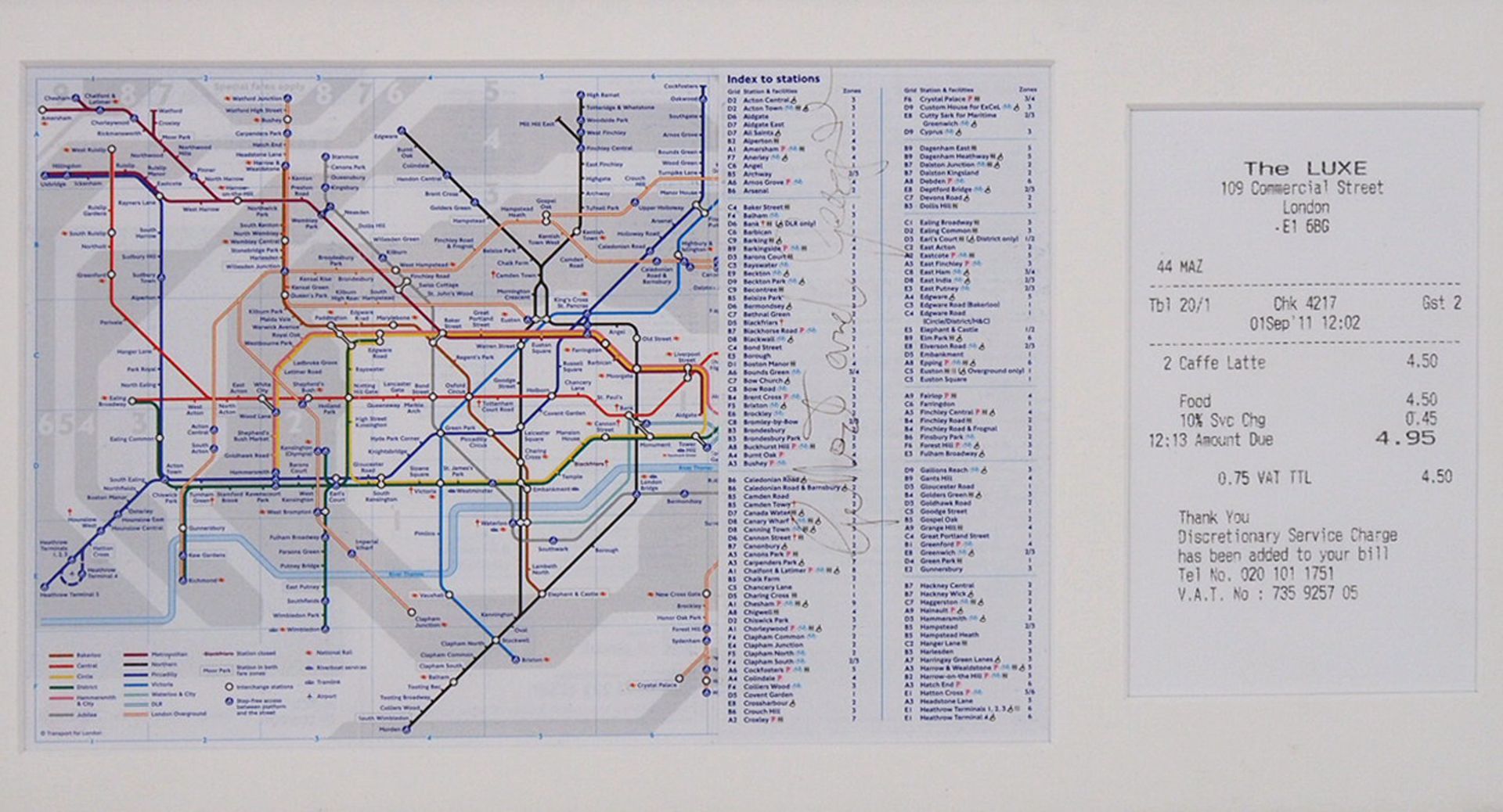 GILBERT & GEORGE: London Tube Plan - Bild 2 aus 2