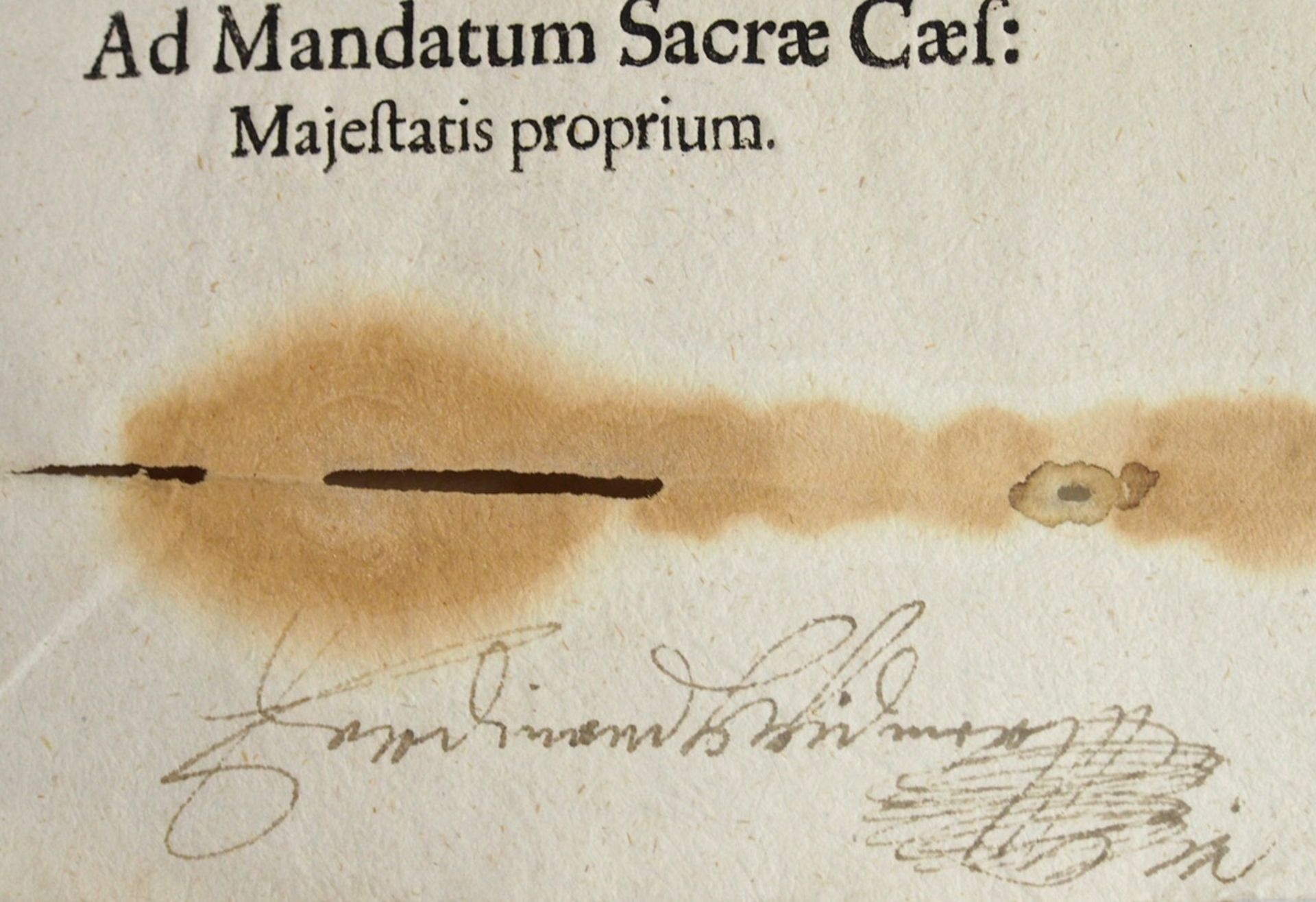 Urkunde von 1643 - Bild 4 aus 4