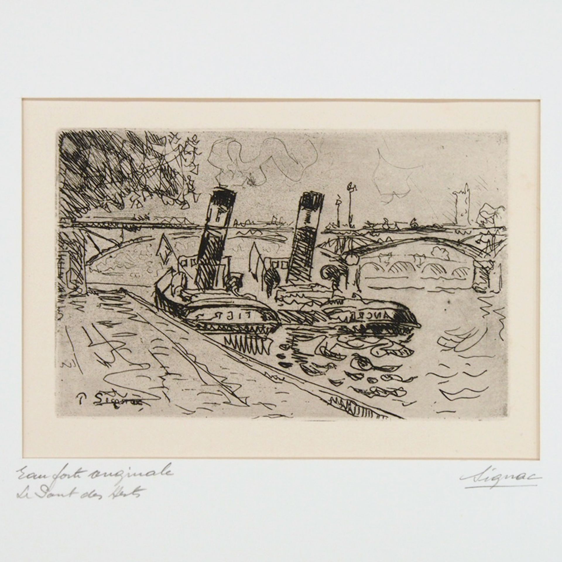 SIGNAC, Paul: Le Pont des Arts