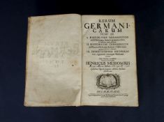 MEIBOM, Heinrich der Jüngere: Rerum germanicarum