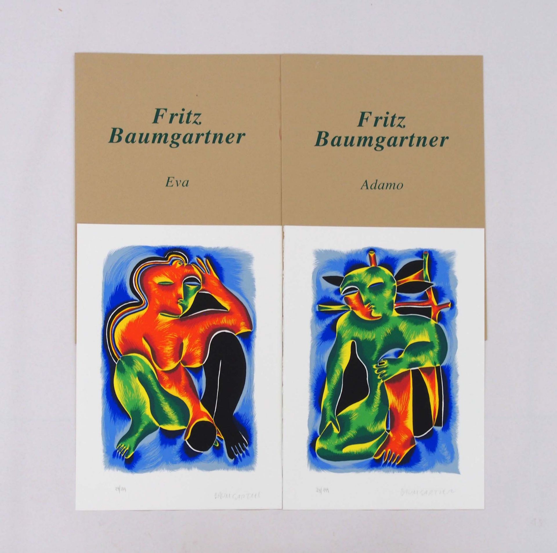 BAUMGARTNER, Fritz: Adam und Eva - Image 2 of 2