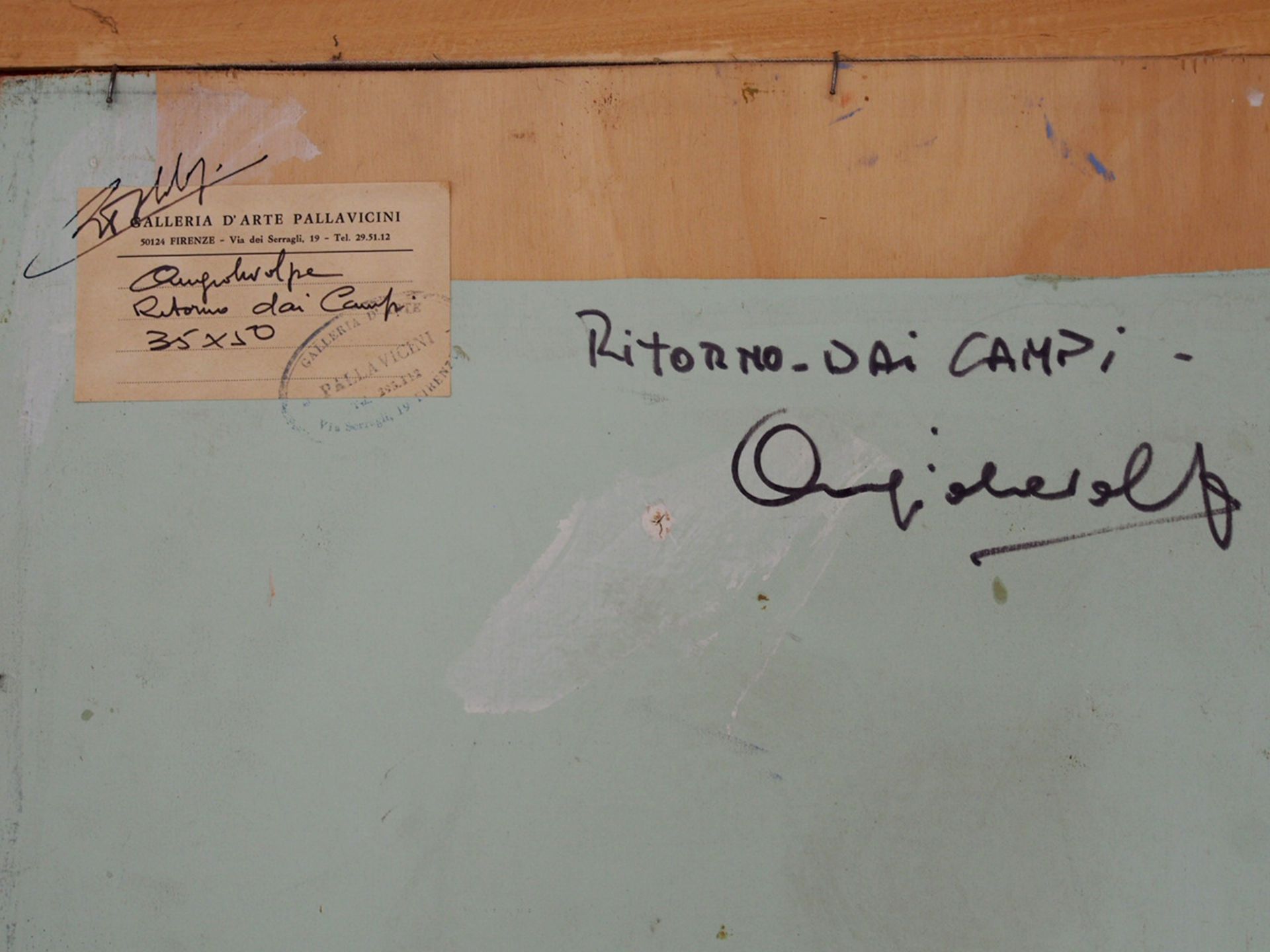 VOLPE, Angiolo: Ritorno dai Campi - Image 3 of 3
