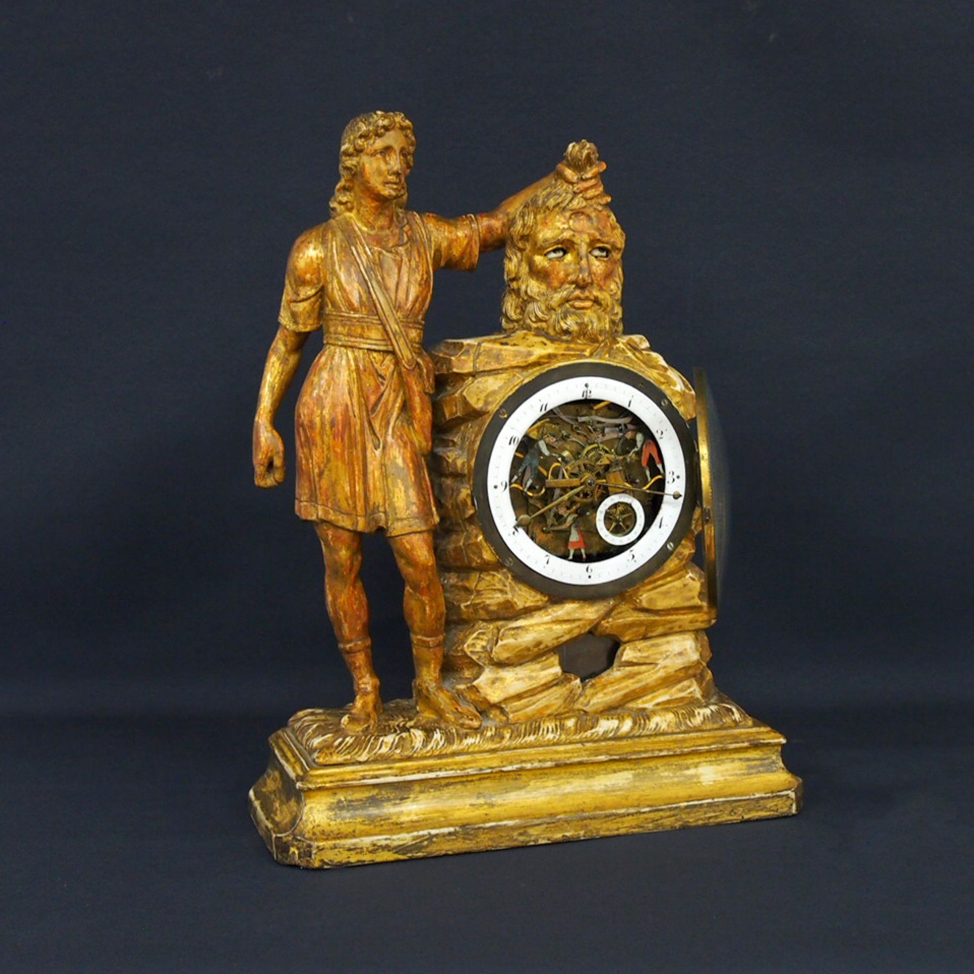 Uhrenautomat David mit dem Haupt des Goliath - Image 2 of 5